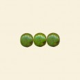 Green Dyed Howlite Coin Shape Bead - 12mm - 16" String