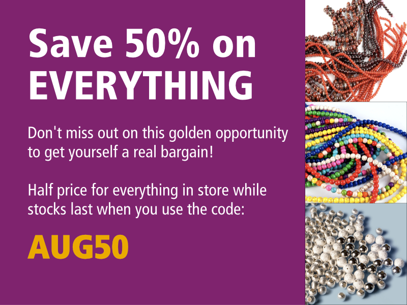 50% off AUG50